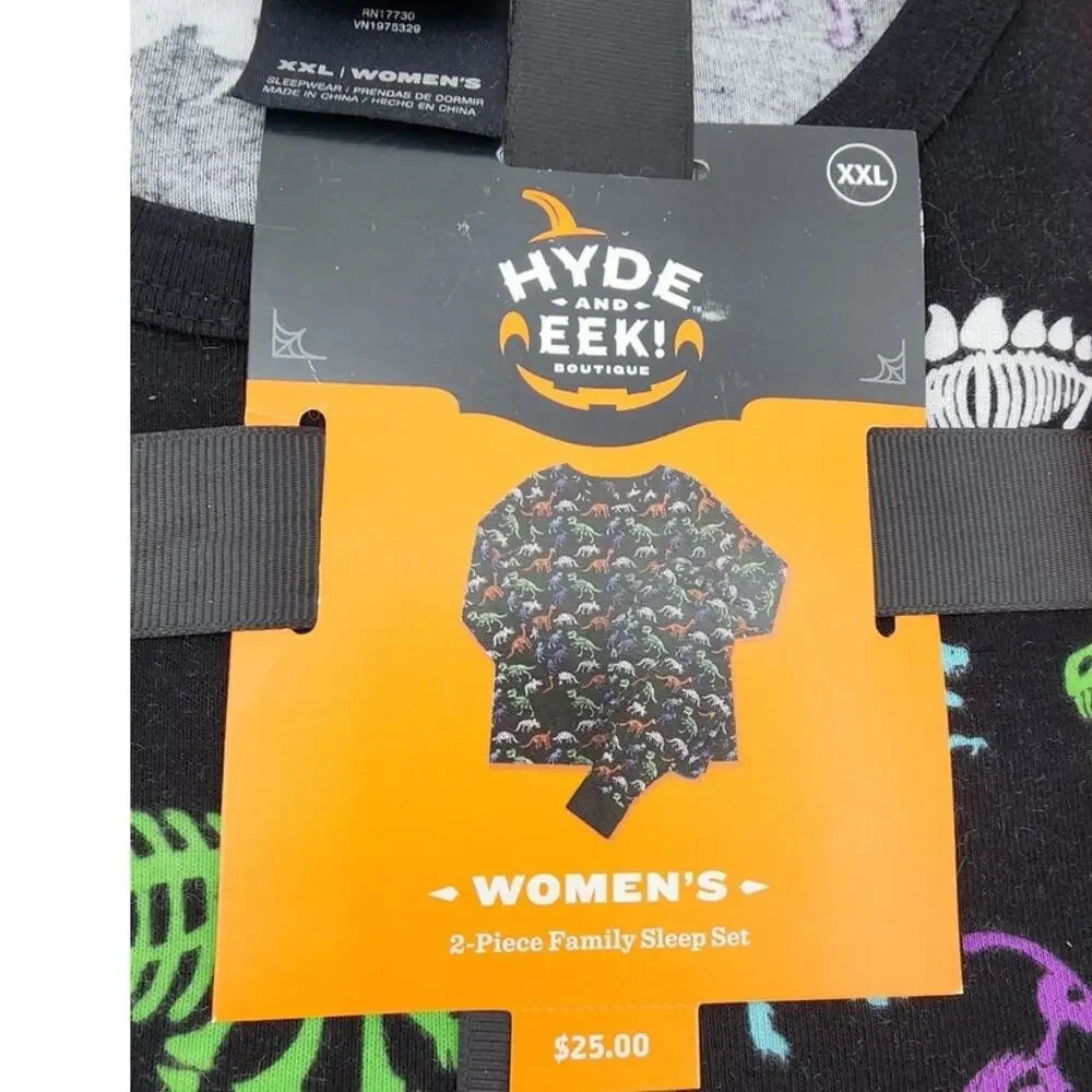 New Lot of 2 Halloween Pj's 2x 2XXL‎ Sets 2 Piece - Picture 2 of 6
